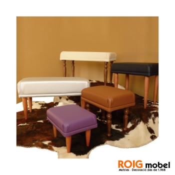 7.1 Poufs y Banquetas